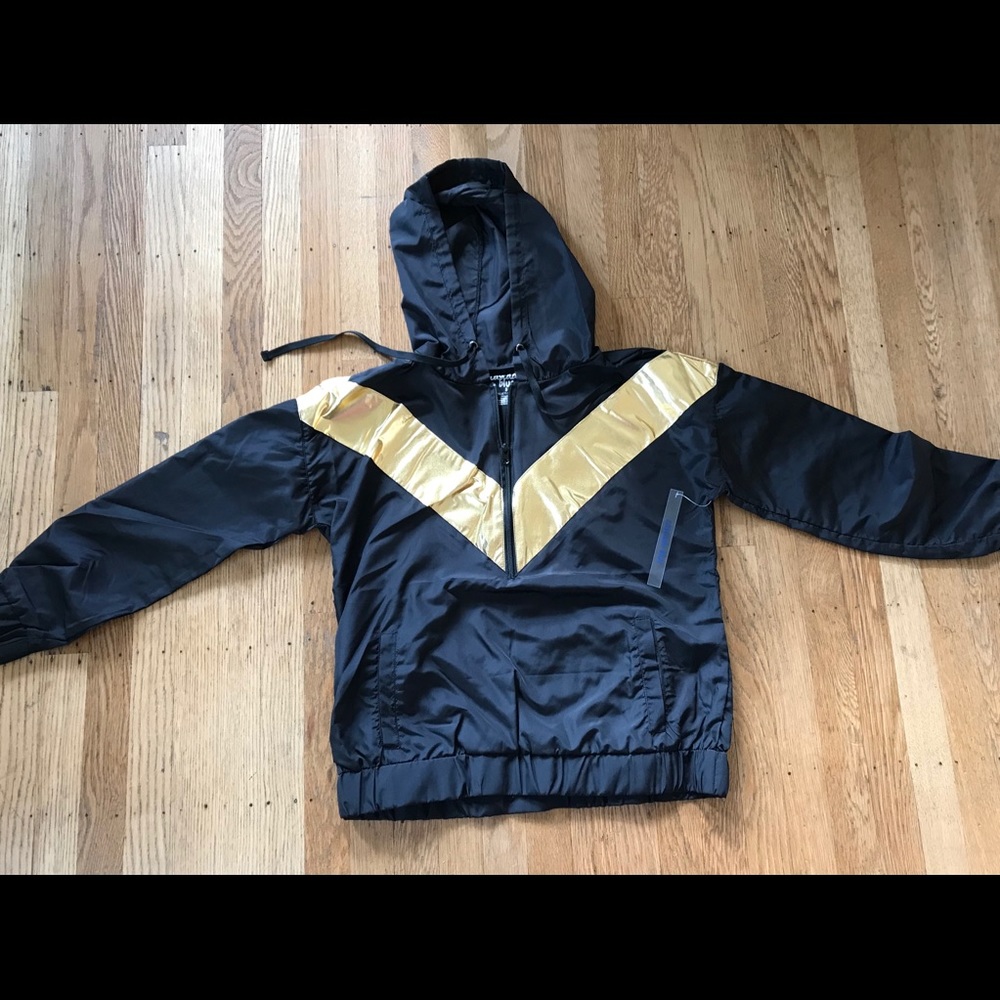 Womens Partial Zip Hoodie Windbreaker
